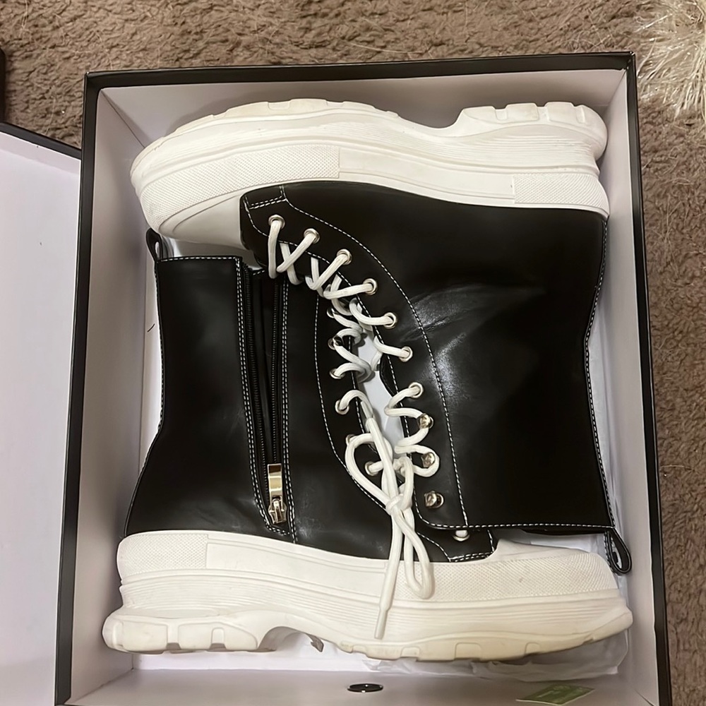 Black Platform Sneakers